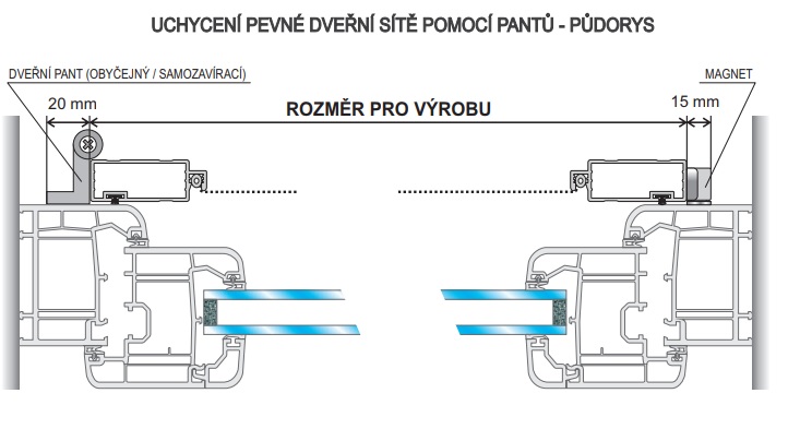 Zaměření DV 50x20 - 2